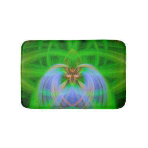 Tapis De Bain Intricité verte