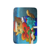 Tapis De Bain Invité du chat de Noël (Devant (Vertical))
