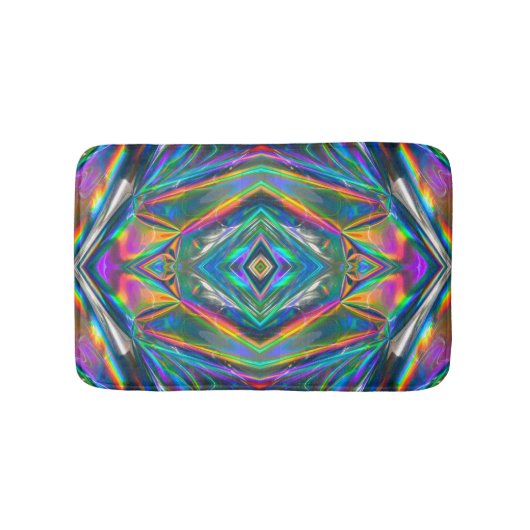Tapis De Bain Iridescente Chrome bain Mat (Devant)
