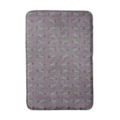 Tapis De Bain Iris noir sur une tapisserie d'époque (Devant (Vertical))