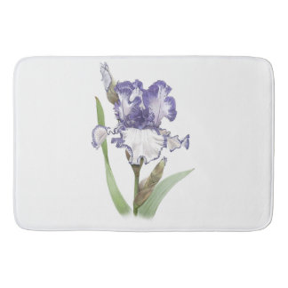 Tapis De Bain Iris pourpre rouillé