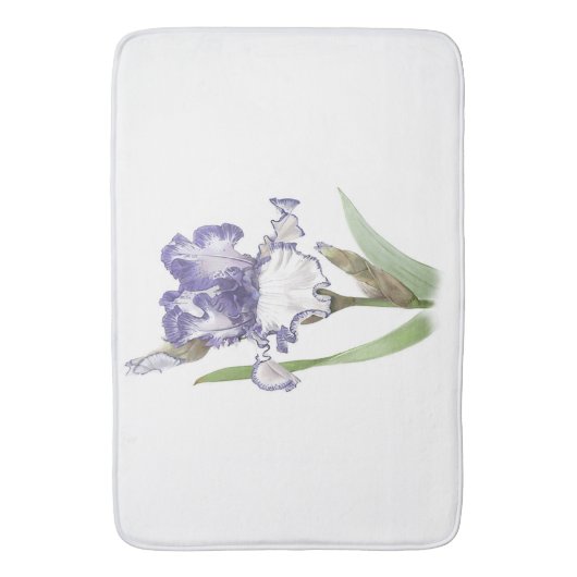 Tapis De Bain Iris pourpre rouillé (devant Vertical)