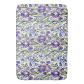 Tapis De Bain Iris violet et bleu (devant Vertical)