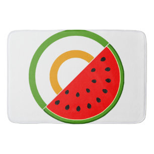 Tapis De Bain IRLANDE AVEC PALESTINE - Watermelon