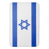 Tapis De Bain Israël drapeau patriotique moderne (devant Vertical)