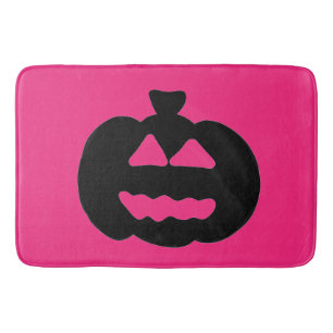 Tapis De Bain Jack noir et rose o Lanterns