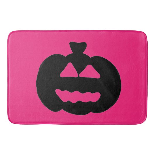 Tapis De Bain Jack noir et rose o Lanterns (Devant)