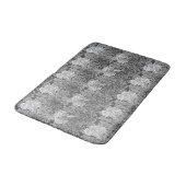 Tapis De Bain Jacobean Flower Damask, gris / gris / blanc (Angle)