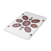 Tapis De Bain Jacquard floral (Angle)