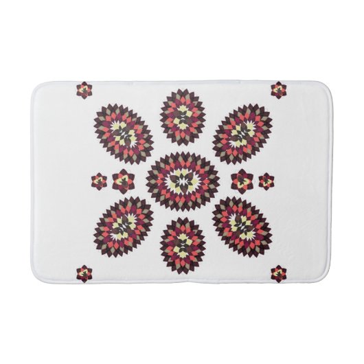 Tapis De Bain Jacquard floral (Devant)