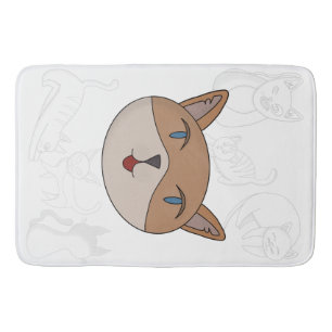 Tapis De Bain J'adore les couvertures de couette pour chats
