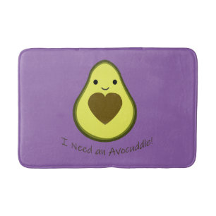 Tapis De Bain J'ai besoin d'un avocat Cute Kawaii Avocado