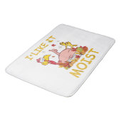 Tapis De Bain J'aime ça humide drôle dinde comme dîner Thanksgiv (Angle)
