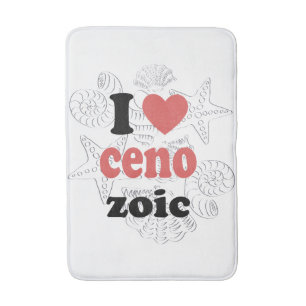 Tapis De Bain J'aime Cénozoïque drôle de citation pour les scien