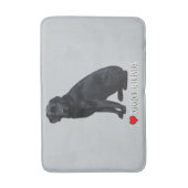Tapis De Bain J'aime des chiens d'arrêt de Labrador ! (Devant (Vertical))