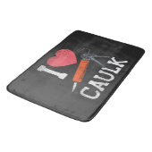 Tapis De Bain J'aime le travailleur de construction de coffres (Angle)