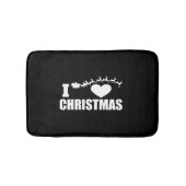 Tapis De Bain J'aime Noël (Devant)