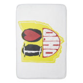 Tapis De Bain J'Aime Ohio Sourire Un Visage Heureux (devant Vertical)