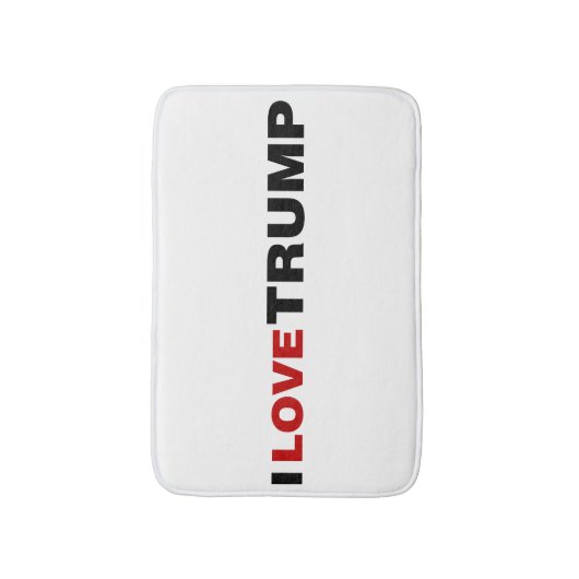 Tapis De Bain J'aime Trump (Devant (Vertical))