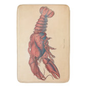 Tapis De Bain James Sowerby Homard serbé (devant Vertical)
