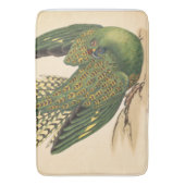 Tapis De Bain James Sowerby Parrot terrestre, Psittacus terrestr (devant Vertical)