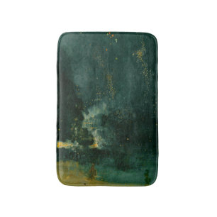 Tapis De Bain James Whistler - Nocturne en noir et or