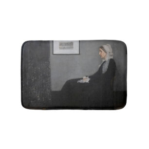 Tapis De Bain James Whistler - Portrait de la mère de l'artiste