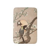 Tapis De Bain Japonais Asiatique Koson Bird Chickadee Songbird (Devant (Vertical))