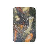 Tapis De Bain Japonais Carpe Koi Poisson Natation (Devant (Vertical))