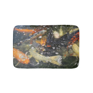 Tapis De Bain Japonais Carpe Koi Poisson Natation