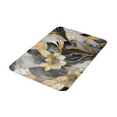 Tapis De Bain Japonais Floral Black Gold (Angle)