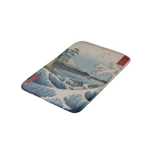Tapis De Bain Japonais vintage la mer outre de Satta
