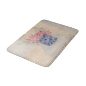 Tapis De Bain Jar de gingembre bleu et blanc (Angle)