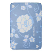 Tapis De Bain Jardin Bleu (devant Vertical)