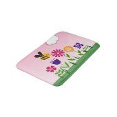 Tapis De Bain Jardin d'agrément heureux d'abeille (Angle)