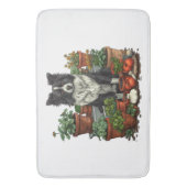 Tapis De Bain Jardin de Collie à la frontière (devant Vertical)