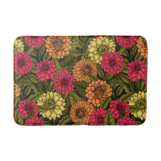 Tapis De Bain Jardin de Dahlia (Devant)