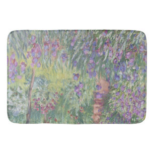 Tapis De Bain Jardin de l'artiste à Giverny par Claude Monet