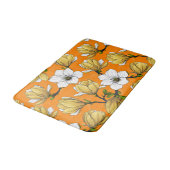 Tapis De Bain Jardin de Magnolia en jaune (Angle)