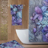 Tapis De Bain Jardin de Periwinkle