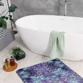 Tapis De Bain Jardin de Periwinkle