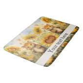 Tapis De Bain Jardin de tournesol 17 Miceville (Angle)