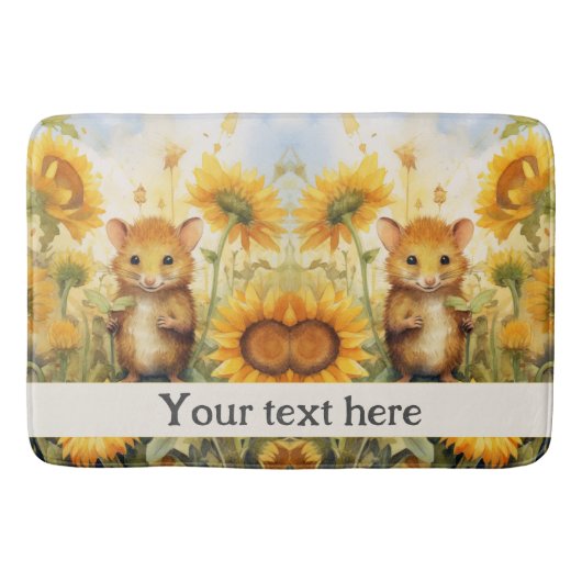 Tapis De Bain Jardin de tournesol 17 Miceville (Devant)