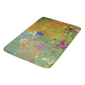 Tapis De Bain Jardin des fleurs de Gustav Klimt (Angle)