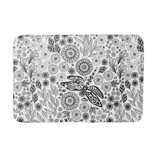 Tapis De Bain Jardin des libellules (Devant)
