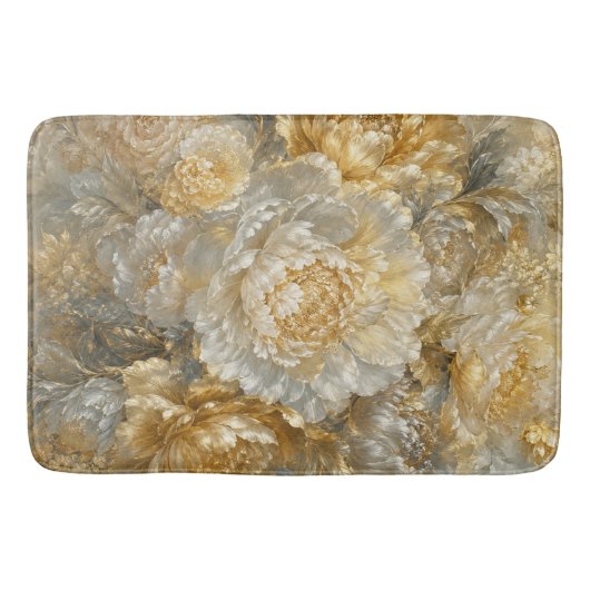 Tapis De Bain Jardin d'Ivoire Doré (Devant)