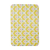 Tapis De Bain Jardin Fleur Jaune Retro Motif (Devant (Vertical))
