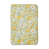 Tapis De Bain Jardin Floral Jaune Motif (Devant (Vertical))