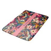 Tapis De Bain Jardin moderne et abstrait (Angle)