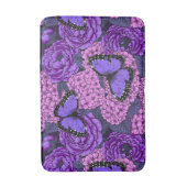 Tapis De Bain Jardin morpho bleu 2 (Devant (Vertical))